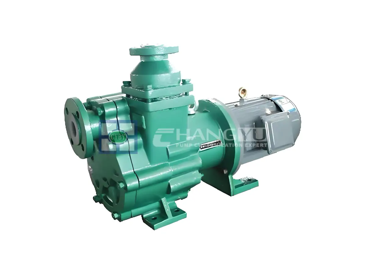 Bomba autocebante magnética con revestimiento de flúor