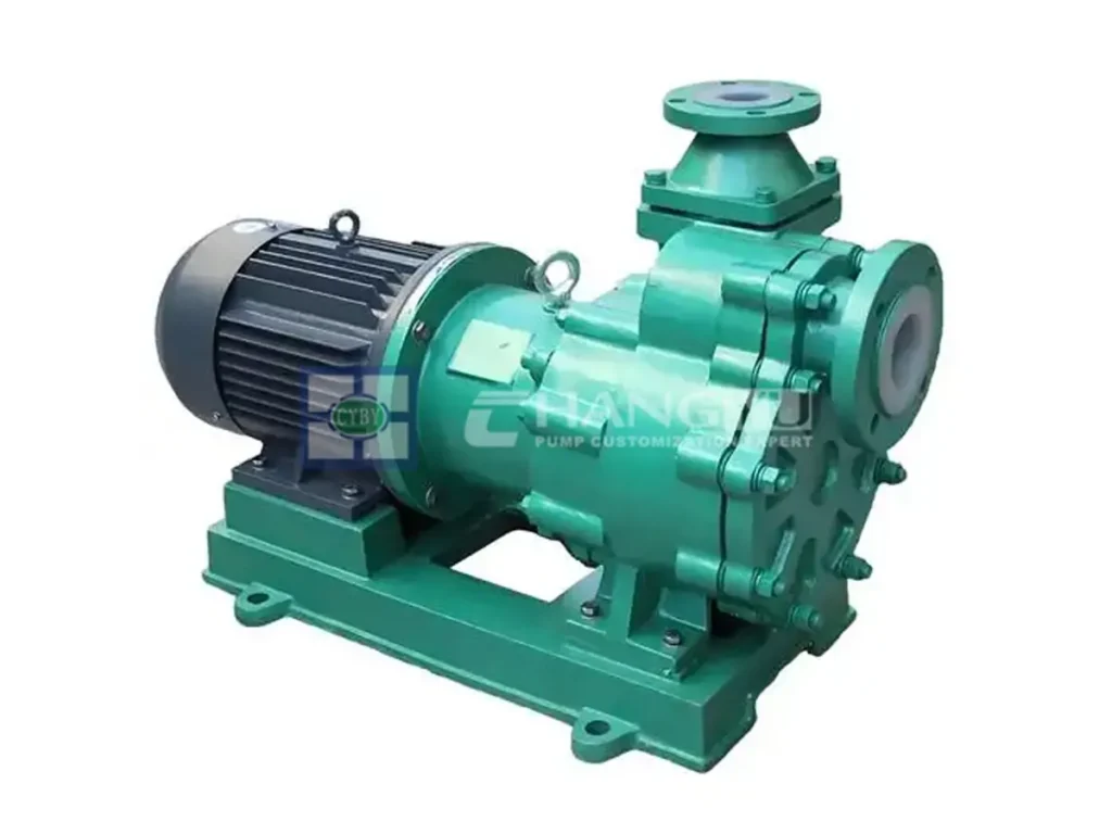 Bomba autocebante magnética con revestimiento de flúor