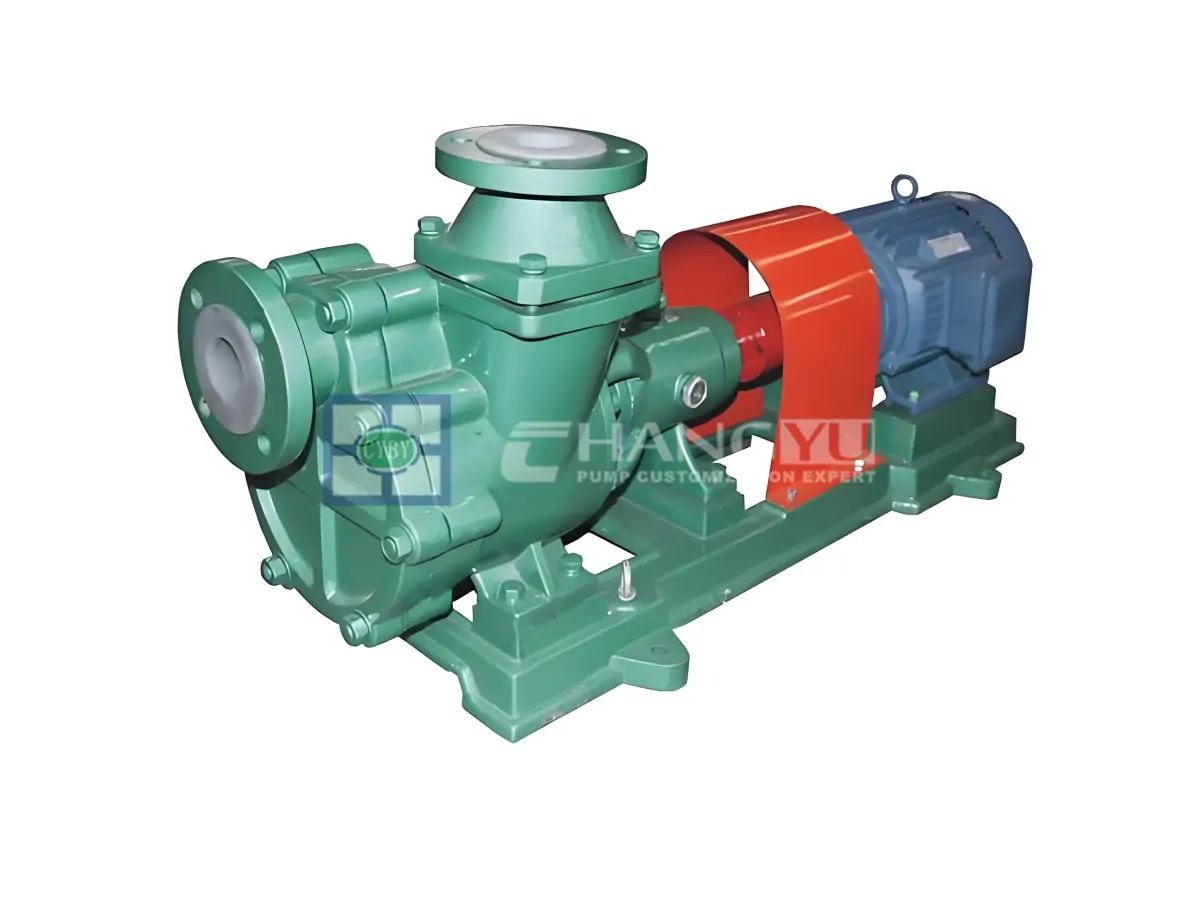 Bomba autocebante magnética con revestimiento de flúor