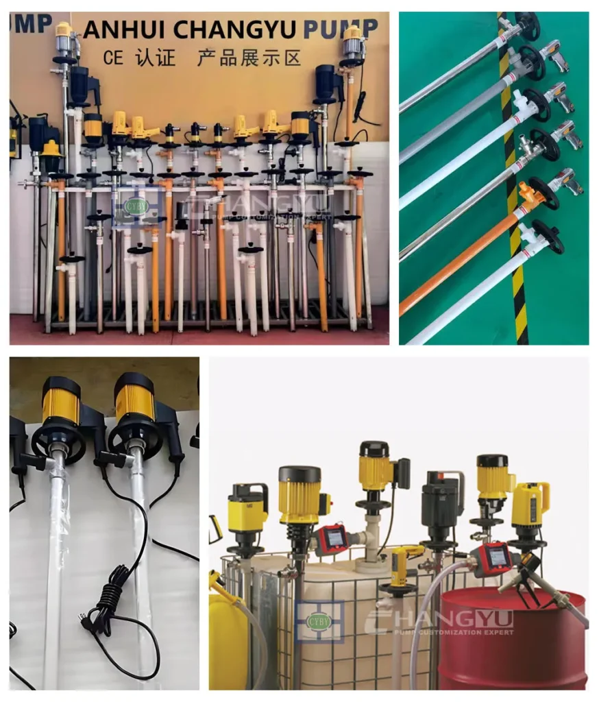 Changyu Pump's acid drum pump