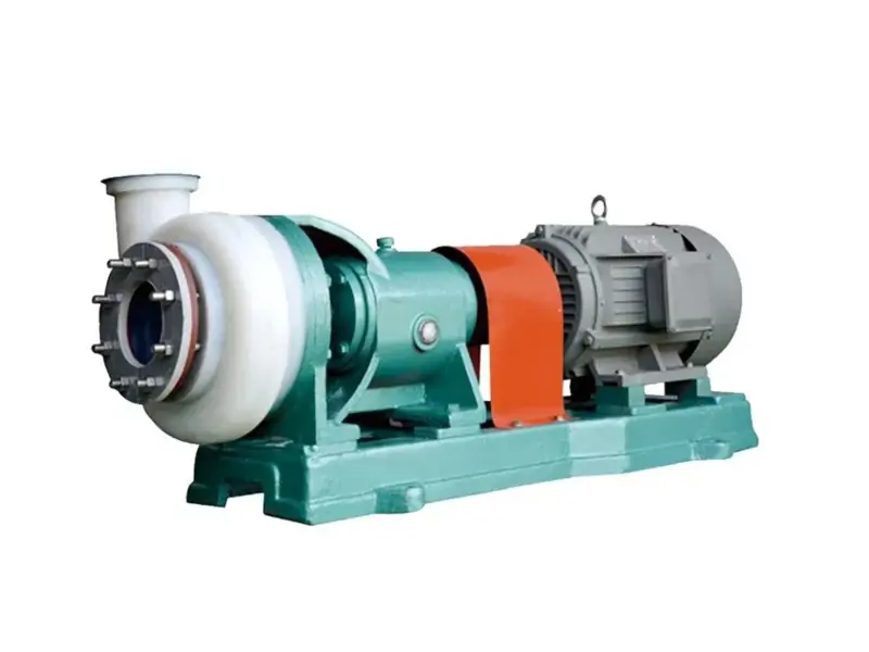 Horizontal Fluorine-Lined Industrial Hydrochloric Acid Pump_2