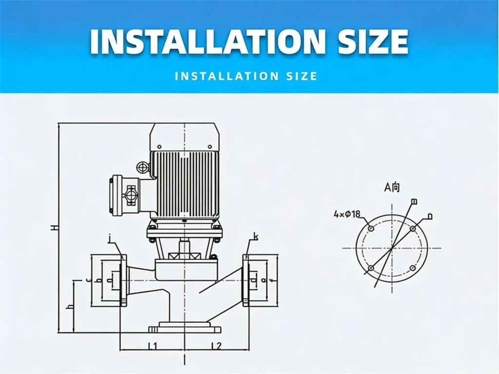 INSTALLATION SIZE