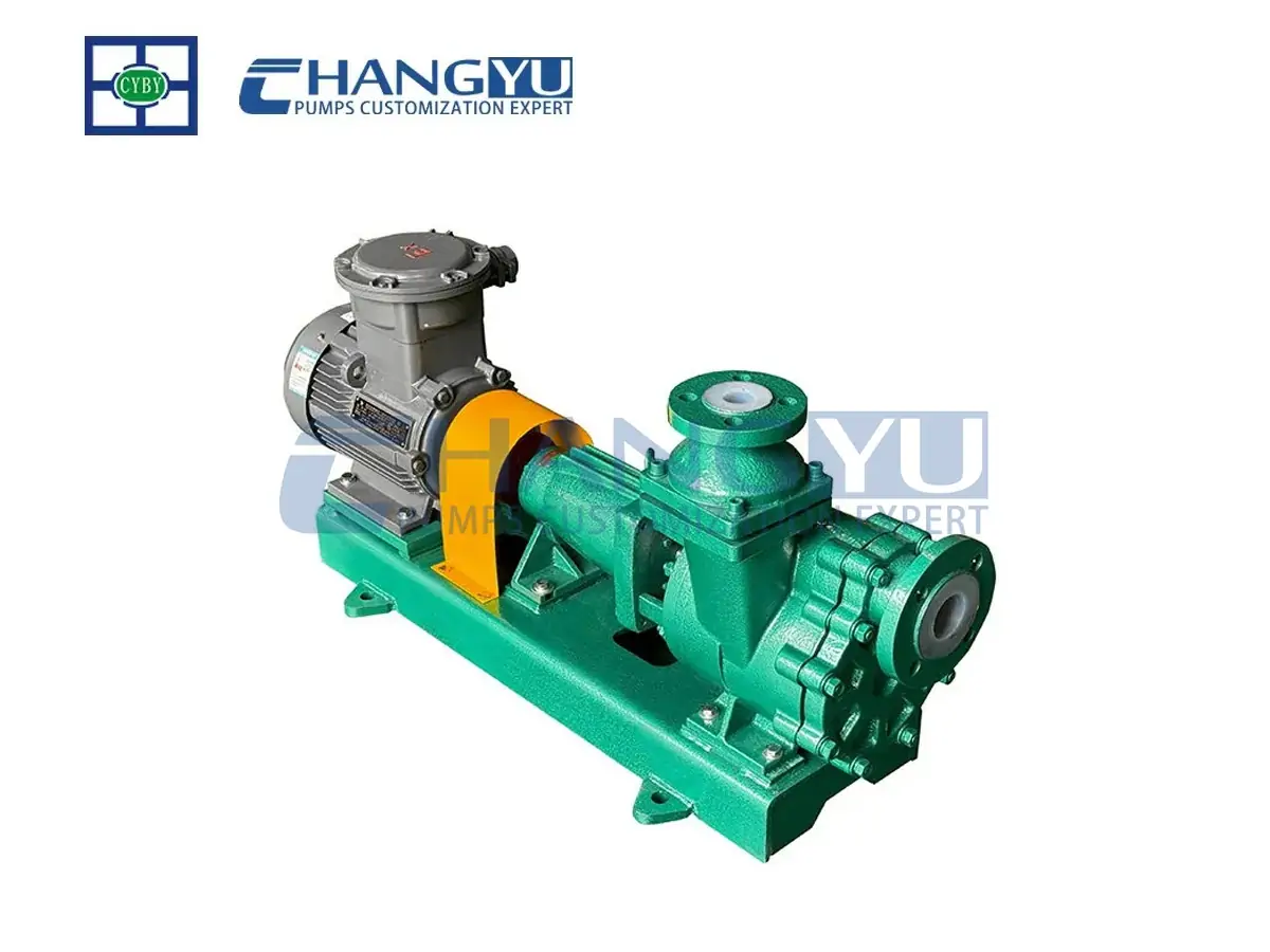 self-priming chemical pump