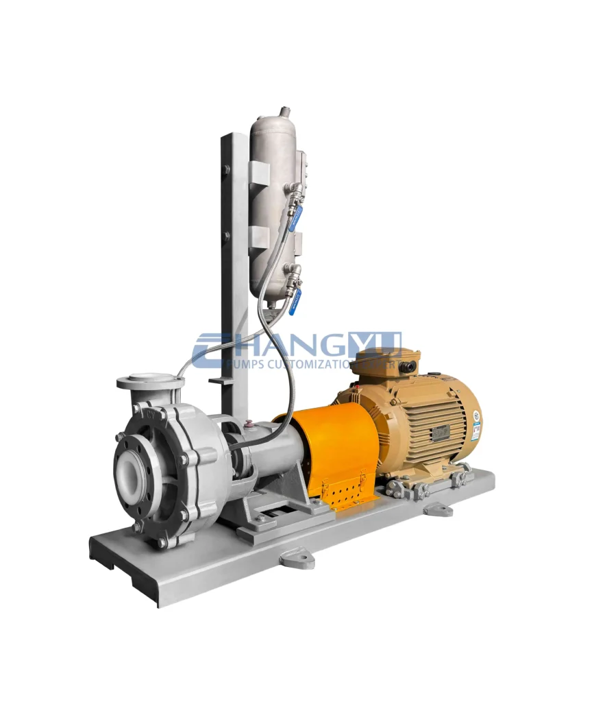 Slurry pump with mechanical seal cooling