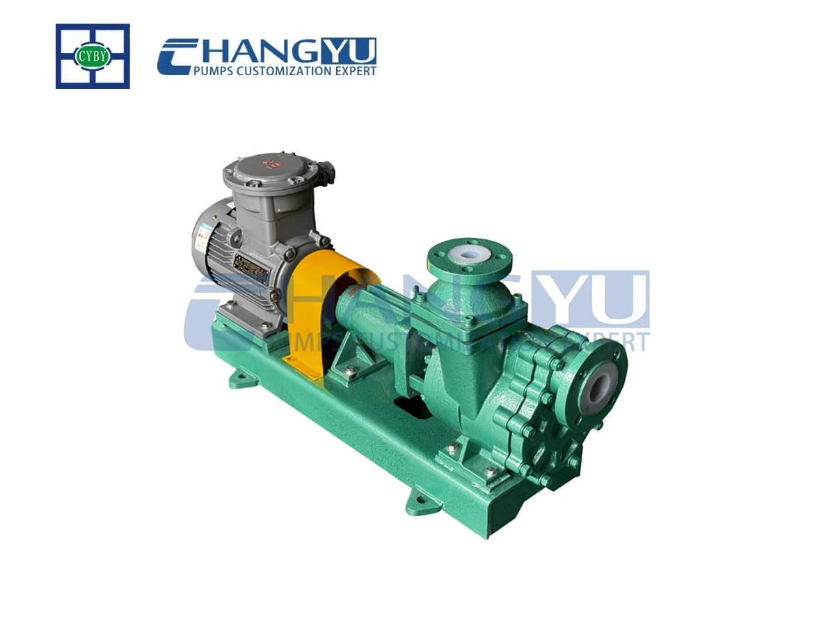 Fluoroplastic-Self-Priming-Pump