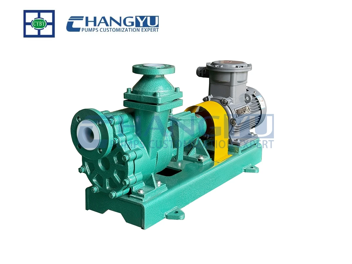 Fluoroplastic-Self-Priming-Pump
