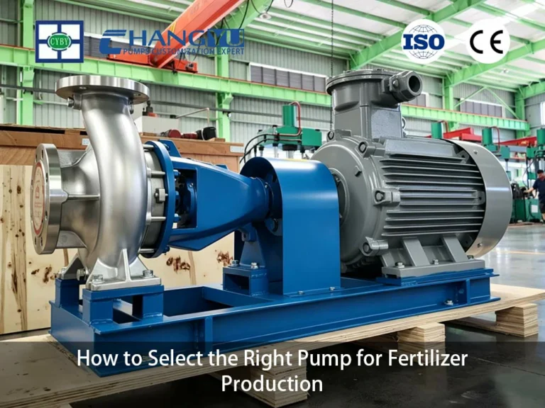 How to Select the Right Pump for Fertilizer Production