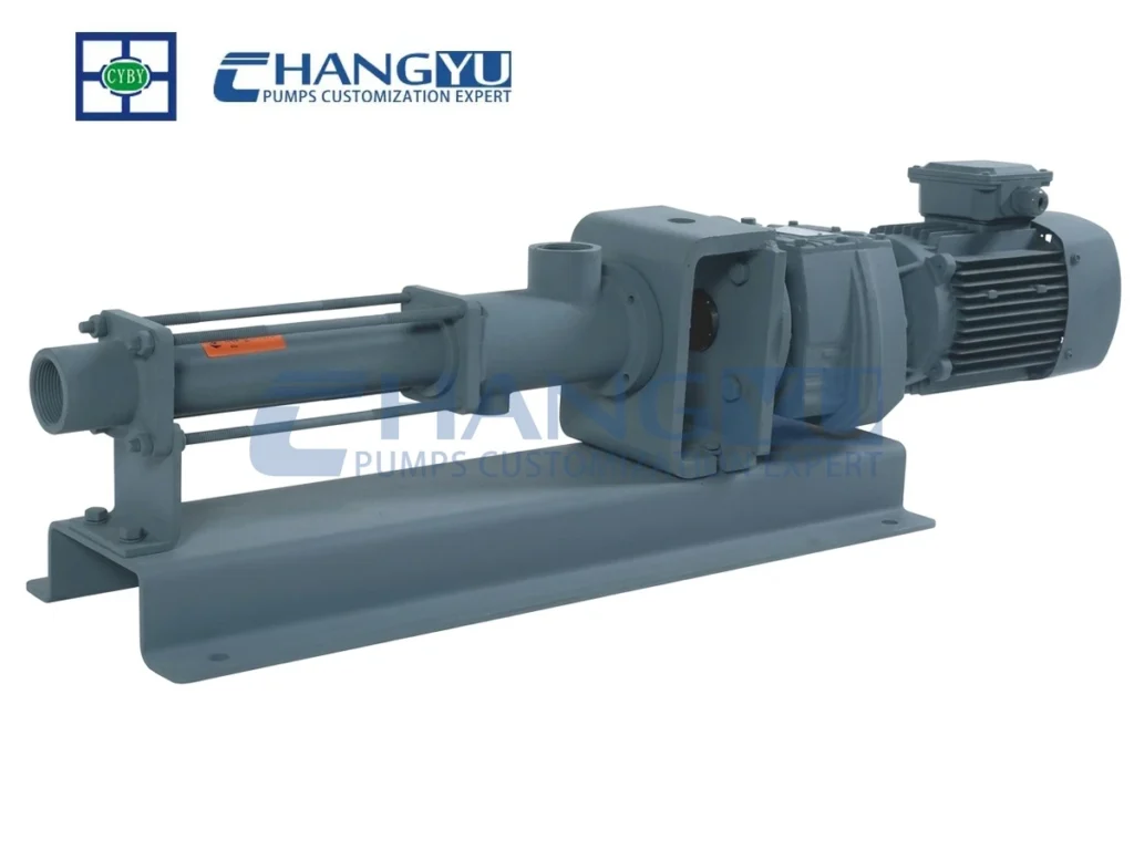 Threaded cast iron screw pump