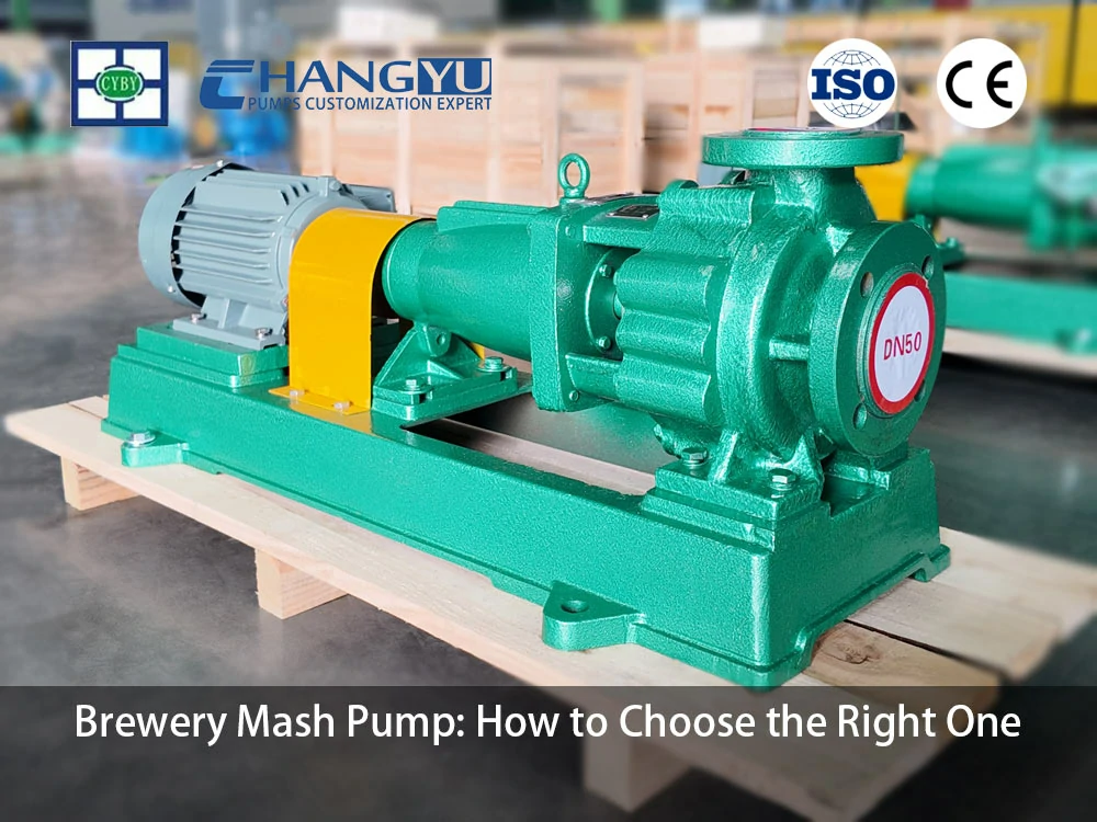 Brewery Mash Pump: How to Choose the Right One