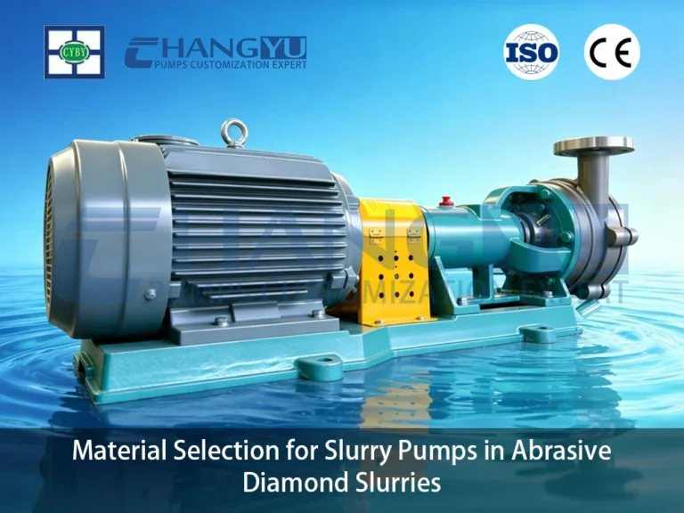 Material Selection for Slurry Pumps in Abrasive Diamond Slurries