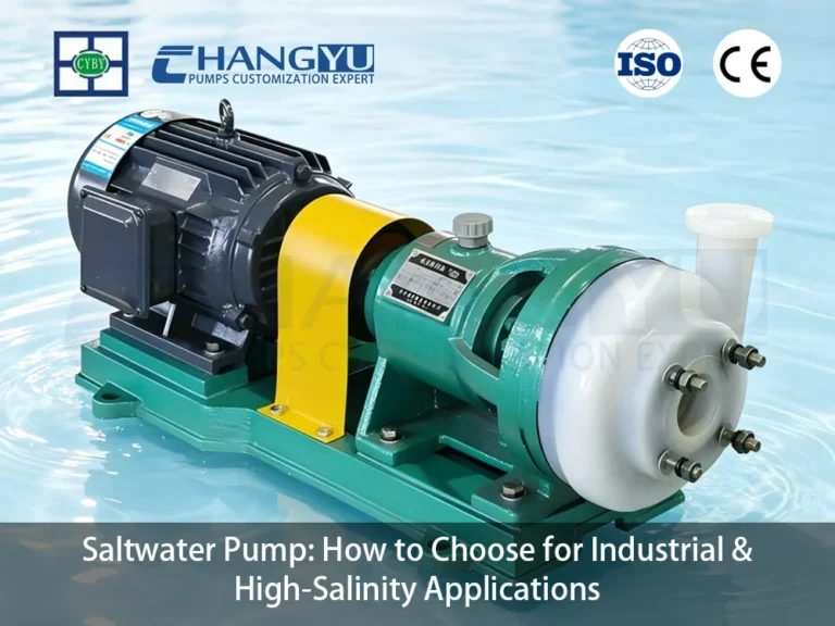 Saltwater Pump How to Choose for Industrial & High-Salinity Applications