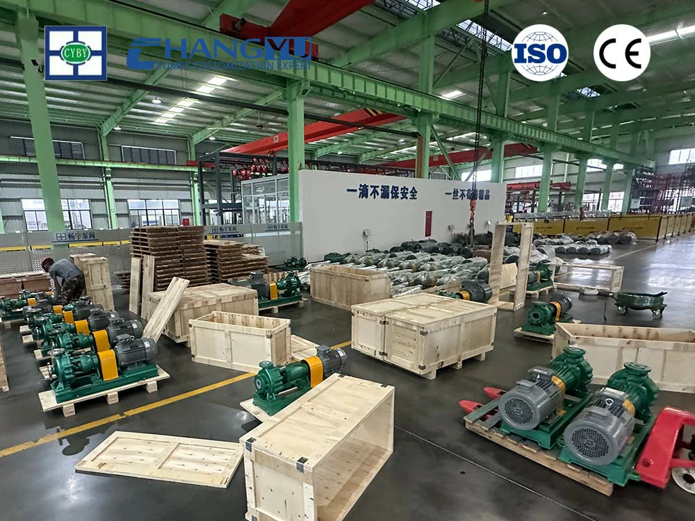 Factory of FGD slurry pump: Changyu Pump