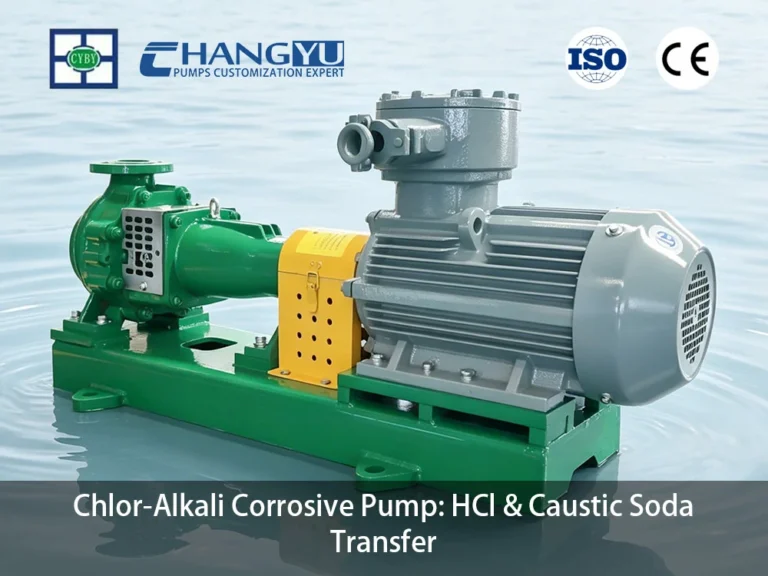 Chlor-Alkali Corrosive Pump: HCl & Caustic Soda Transfer