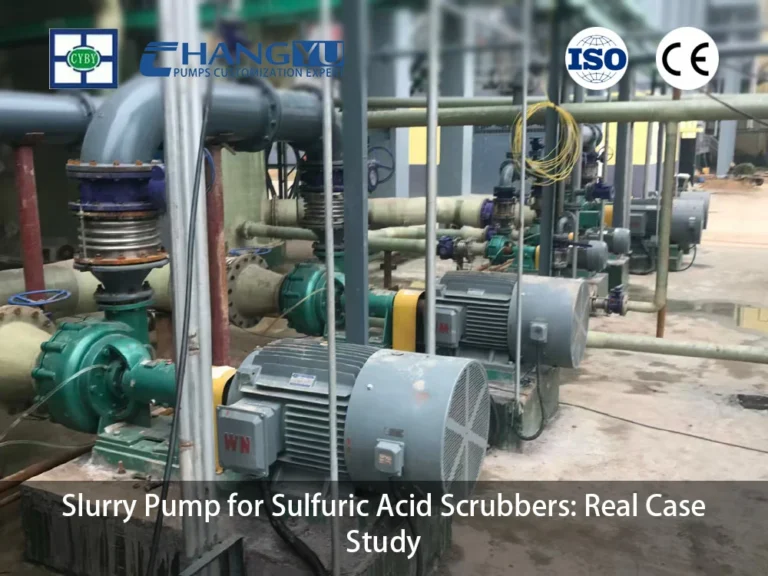 Slurry Pump for Sulfuric Acid Scrubbers: Real Case Study