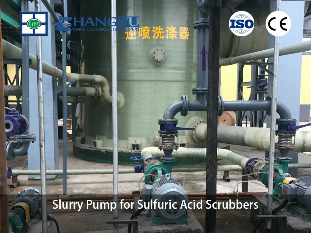 Slurry Pump for Sulfuric Acid Scrubbers