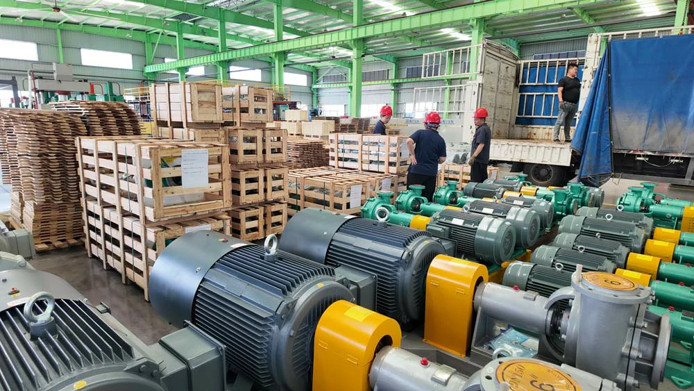 Factory of Slurry Pumps for Dye & Pigment Production: Changyu Pump