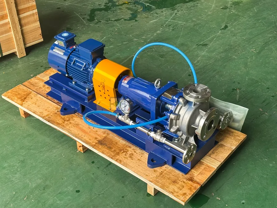 Stainless Steel Pump with Flushing Capability