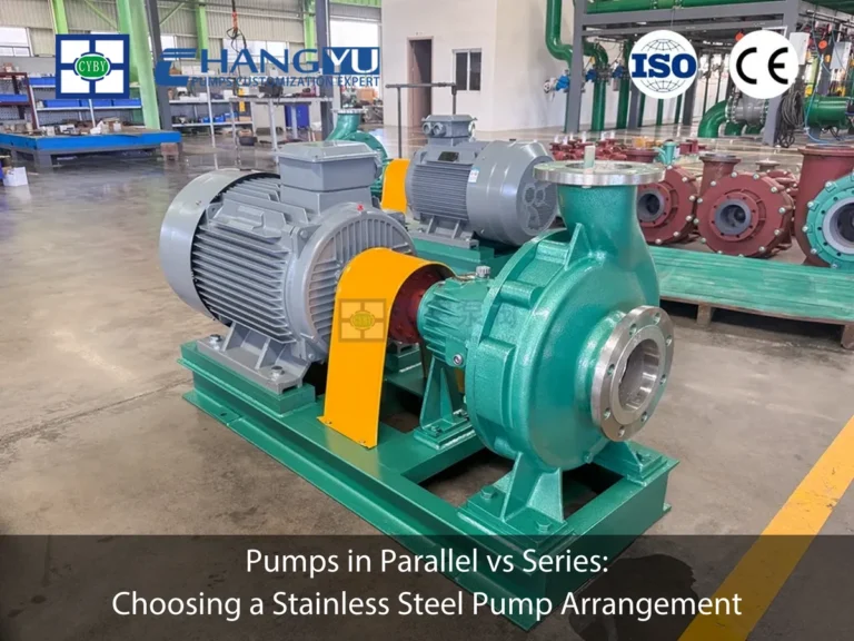 pumps in parallel vs series